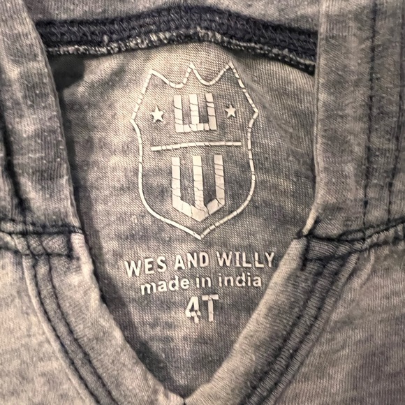 Burnout Notre Dame Go Irish long sleeve tshirt hoodie - Picture 2 of 3